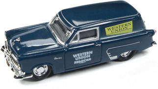 30504 HO Scale Classic Metal Works 1953 Ford Delivery Truck-Western Union Sales Car