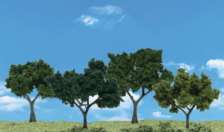 SP4150 Woodland Scenics ScenaArama Deciduous Trees (4) 2"- 3"