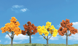 SP4153 SceneArama Autumn Trees (4) 2" - 3"