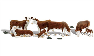 A2767 O Woodland Scenics Hereford Cows
