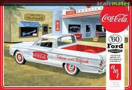 AMT1189 AMT '60 Ford Ranchero Coca Cola 1/25 Scale Plastic Model Kit