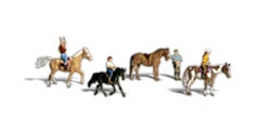 A2159 Woodland Scenics Horseback Riders (N Scale)