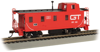 14004 HO Scale Bachmann Streamlined Caboose w/Offset Cupola-Brand Trunk #122