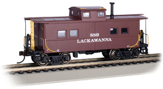 16825 HO Scale Bachmann Lackawanna #889-NE Steel Caboose