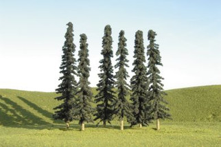 32156 Bachmann 5"-6" Conifer Trees (24)