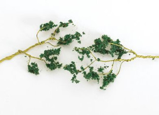 60/pk 95519 JTT Scenery Products Medium Green Wire Foliage Branches 1.5" to 3 