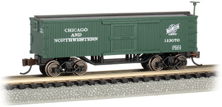 15655 N Scale Bachmann Old Time Boxcar  C & NW