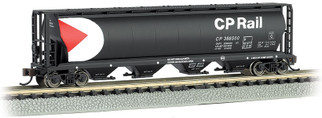 19177 N Scale Bachmann CP Rail 4-Bay Cylindrical Grain Hopper