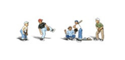 A2145 Woodland Scenics N Scale Scenic Accents(R) Figures Baseball Players I