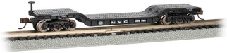 71390 N Scale Bachmann 52' Center-Depressed Flat Car-NYC #498991 No Load