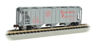 73853 N Scale Bachmann Southern Pacific PS-2 Three-Bay Covered Hopper