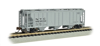 73856 N Scale Bachmann New York Central PS-2 Three-Bay Covered Hopper