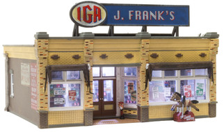 BR4941 N Scale Woodland Scenics J. Frank's Grocery