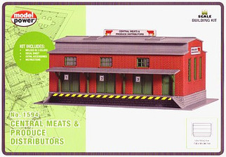 1594 N Scale Model Power Central Meat & Produce Kit