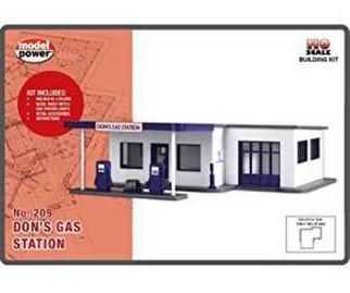 209M HO Scale Model Power Don's Gas Station Kit