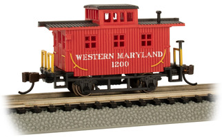 15755 N scale Bachmann Western Maryland #1200 Old Time Caboose