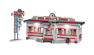 BR5870 O Scale Woodland Scenics Miss Molly's Diner