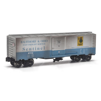 279-4414 O Scale Menards Baltimore & Ohio Weathered Boxcar