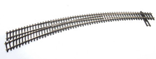 948-83063 HO Scale Walthers Track Code 83 Nickel Silver DCC Friendly Curved Turnout Left 24" & 28" Radii