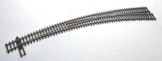 948-83064 HO Scale Walthers Track Nickel Silver DCC Friendly Curved Turnout Right 24" & 28" Radii