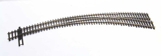 948-83062 HO Scale Walthers Track Code83 Nickel Silver DCC Friendly Curved Turnout Right 20" & 24" Radii