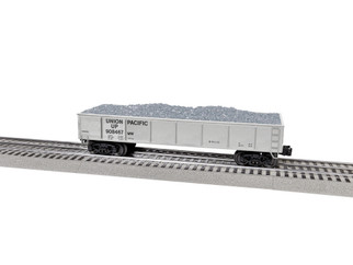 2143161 O Scale Lionel Union Pacific Standard O Gondola w/Ballast Load #908467