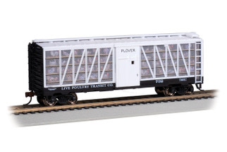 15906 HO Scale Bachmann Live Poultry Transit Co. # 3732(Plover with Turkeys)
