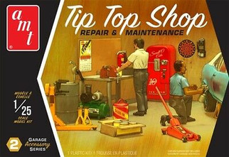 PPO16M Tip Top Shop Repair & Maintenance 1/25 Scale Plastic Model Kit