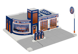 2129240 O Scale Lionel Cowens Towing Garage
