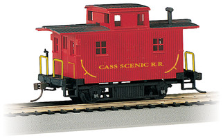 18445 HO Scale Bachmann Cass Scenic R.R. Old-Time Bobber Caboose