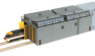 LK-80 HO Scale PECO Train Shed Unit Kit