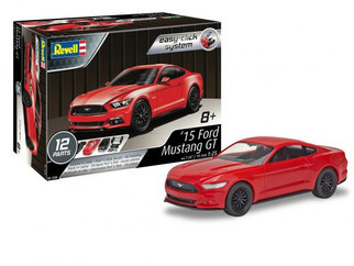 85-1238 Revell 2015 Ford Mustang GT Easy Click System 1/25 Scale Plastic Model Kit