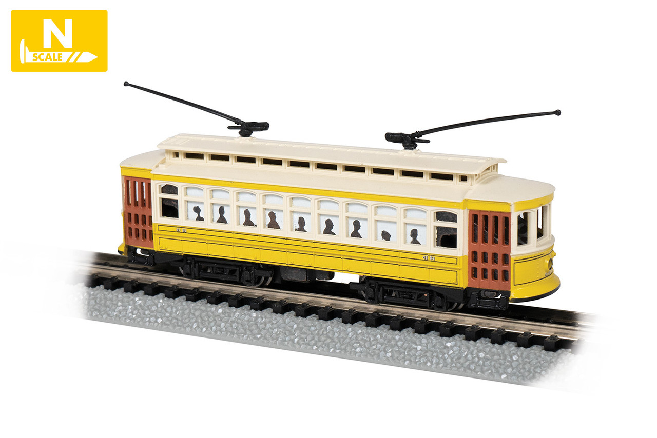 61088 N Scale Bachmann Brill Trolley Lowell #4131 - T and K Hobby