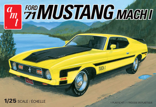 AMT1262 AMT 1971 Ford Mustang Mach I 1/25 Scale Plastic Model Kit