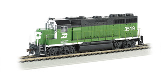 63503 HO Scale Bachmann EMD GP40 Diesel Locomotive-Burlington Northern