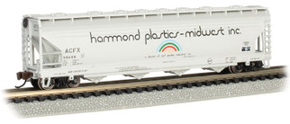 17563 N Scale Bachmann ACF 56' 4-Bay Center-Flow Hopper-Hammond Plastics #58468
