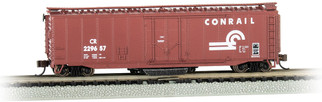 16369 N Scale Bachmann Track Cleaning 50' Plug-Door Box Car-Conrail #229657