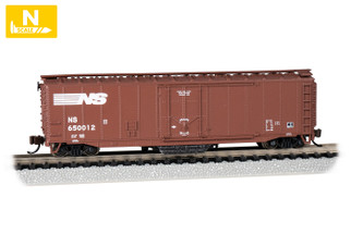 16371 N Scale Bachmann Track-Cleaning 50' Plug Door Box Car Norfolk Southern #650012