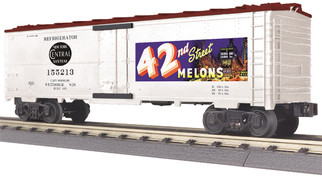 30-78226 O Scale MTH RailKing Modern Reefer Car-42nd Street Melons Car No. 155213