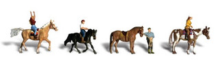 A1889 Woodland Scenics HO Horseback Riders