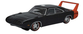 87DD69001 HO Scale Oxford Diecast Dodge Charger Daytona 1969 Black
