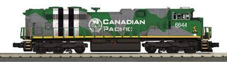 30-20945-1 O Scale MTH RailKing SD70ACe Imperial Diesel Engine w/ProtoSound 3.0-Canadian Pacific(Military Dark Green) No.6644