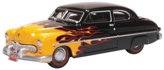 87ME49009 HO Scale Oxford Diecast 1949 Mercury Coupe Hot Rod