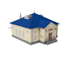 2167040 HO Scale Lionel Town Hall Kit