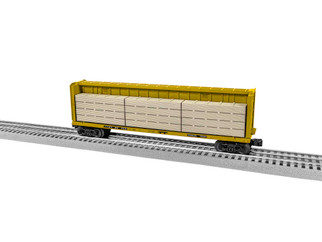 2043061 O Scale Lionel Trailer Train Standard O Centerbeam Flatcar #83729