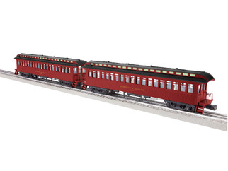 2227100 O Scale Lionel Boston & Maine Wood Coach #2 2-Pack