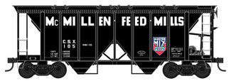 42759 HO Scale Bowser 70 Ton Covered Hopper McMillen Feed #101