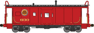 42120 N Scale Bluford Int. Ph. 2 Bay Window Caboose-Chicago Great Western #630