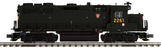 20-21556-1 O Scale MTH Premier GP-35 Low Hood Diesel Engine w/ProtoSound 3.0(Hi-Rail Wheels)-Pennsylvania Cab No. 2261