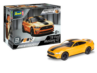 85-1241 Revell 2018 Ford Mustang GT Easy Click System 1/25 Scale Plastic Model Kit